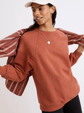 Madewell Oversized Raglan Sweatshirt Size M